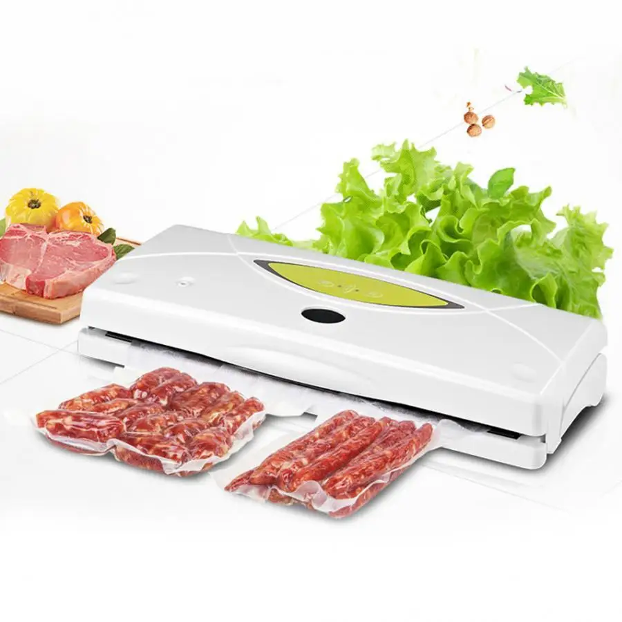 

Food Vacuum Sealer Household Packaging Machine Film Sealer Vacuum Packer With 10pcs Bags 220V/110V