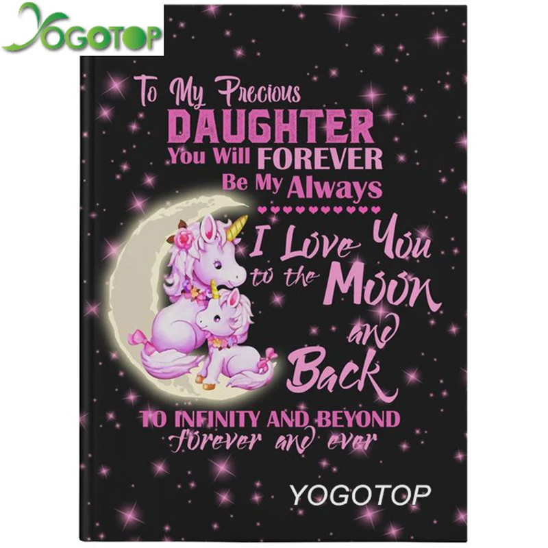 5D DIY Алмазная картина «I love you back to the moon» Набор для начинающих Алмазная вышивка Алмазная мозаика Искусство мультфильм Розовый Единорог Подарки YY1749