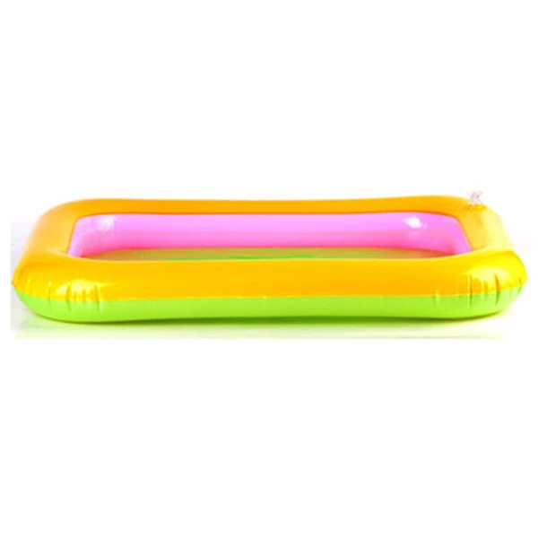 Children's toy air cushion new portable colorful removal inflatable plastic sand table for all seasons