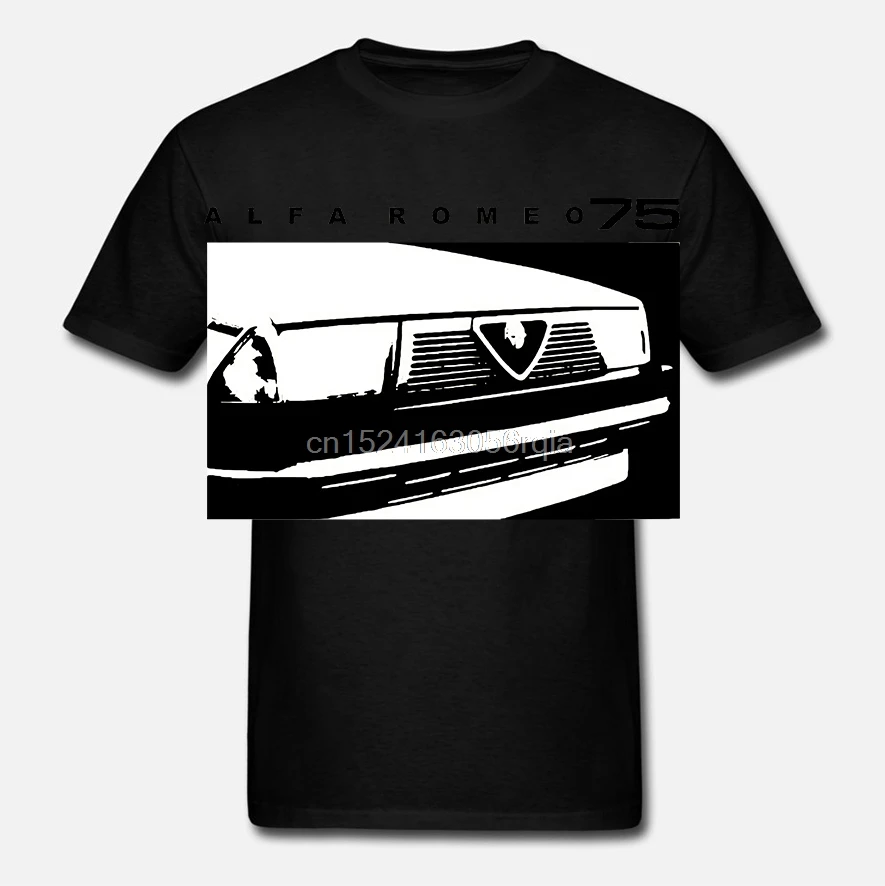 Alfa Romeo 75 футболка ALFA retro classic legend car gift dad alfisti | Мужская одежда