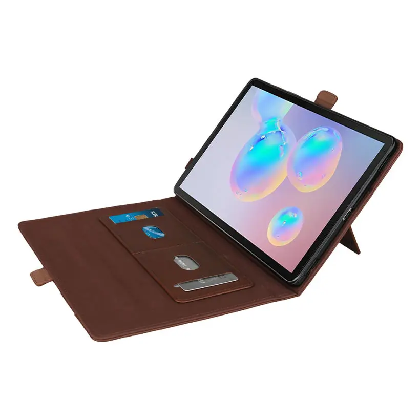 Чехол для Samsung Galaxy Tab S6 10,5 SM-T860 SM-T865 T860 10," чехол Funda планшет многофункциональная карта откидная подставка+ подарок