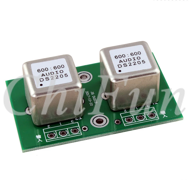 

2PCS / 600:600 permalloy audio isolation transformer balanced and unbalanced audio conversion isolator