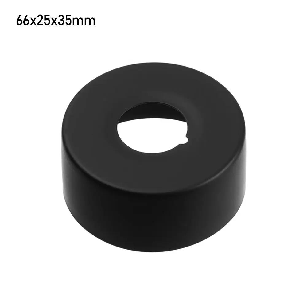 Sleek Black Stainless Steel Shower & Faucet Decorative Wall Covers