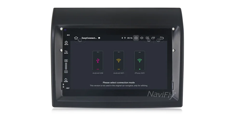 Discount NaviFly IPS DSP Android 9.0 Car Multimedia GPS Navigation for Fiat Ducato 2008-2015 Citroen Jumper Peugeot Boxer Car Autoradio 18