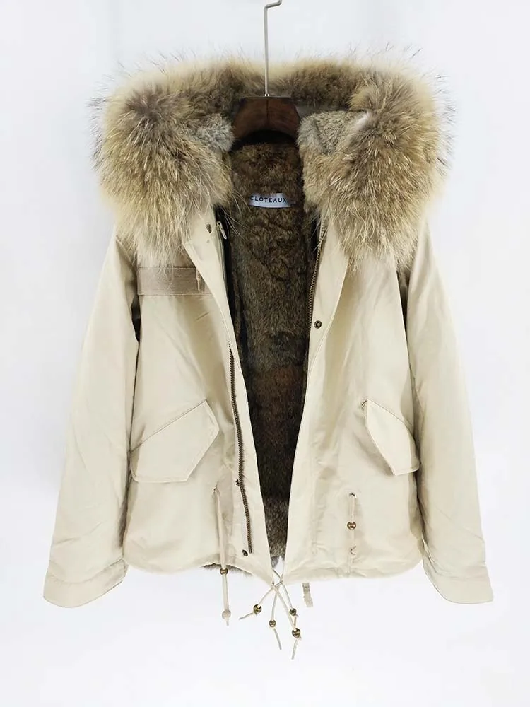 Мужское пальто из натурального меха енота, пальто с капюшоном из натурального меха кролика, куртки с подкладкой из натурального меха, парка из натурального меха, мужская зимняя куртка