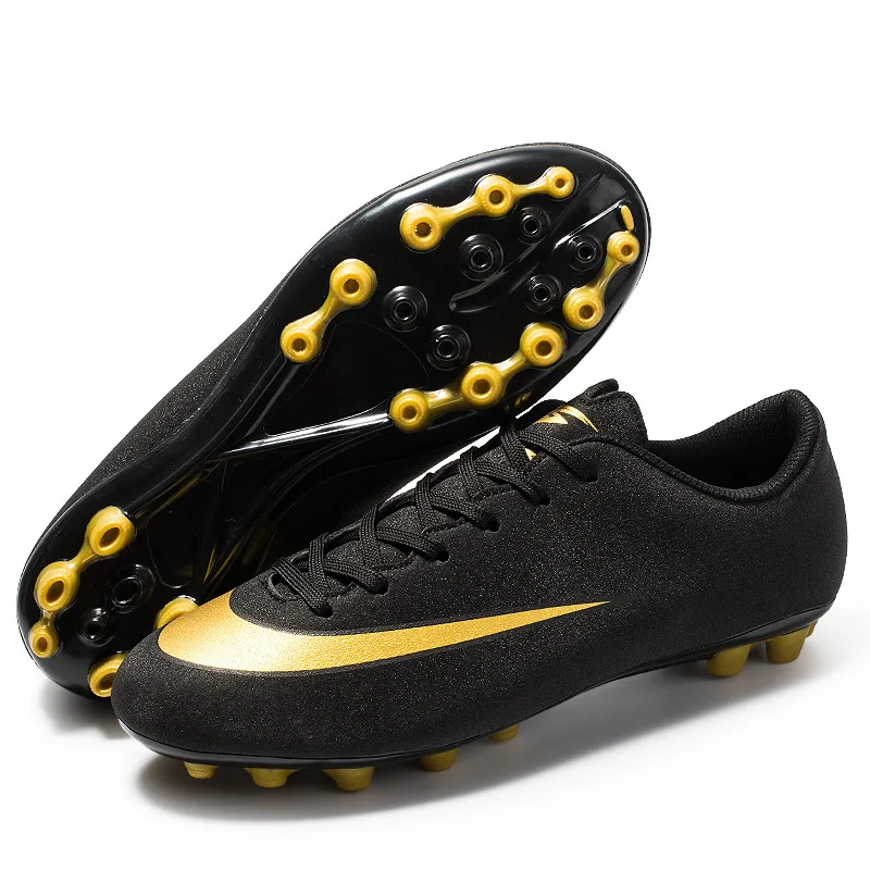 OUKEDI профессиональная обувь для футбола мужские недорогой футбольный Сапоги Дети chuteira futebol zapatos de futbol длинные шипы европейские размеры 35-44