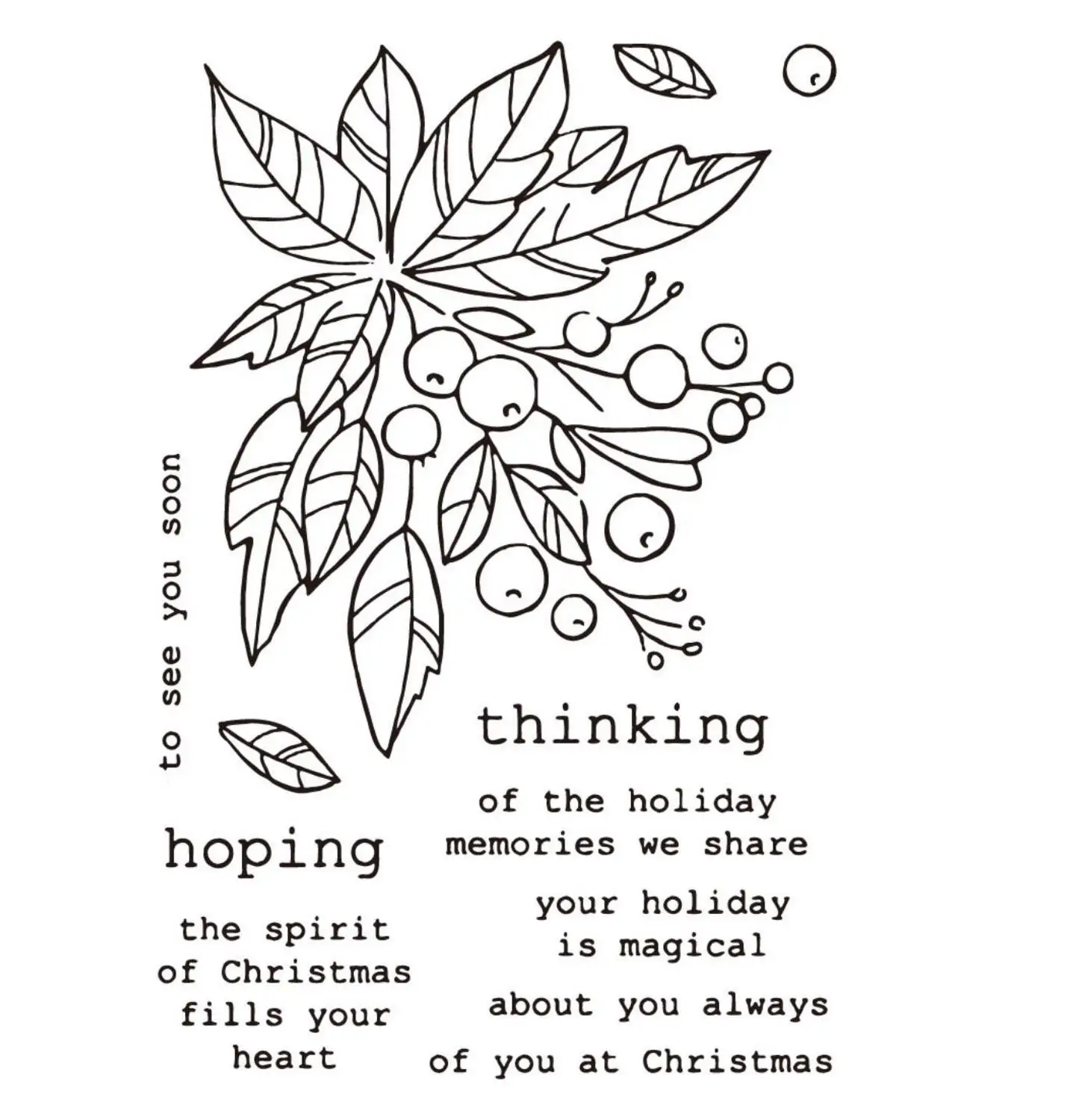 

Leaf Transparent Clear Silicone Stamp/Seal for DIY scrapbooking/photo album Decorative clear stamp A5034