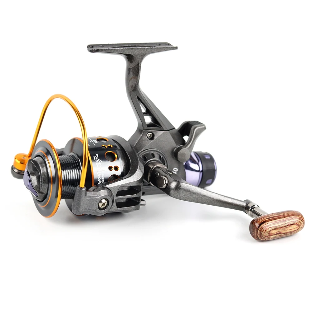 Yumoshi 3000- 6000 Metal Spinning Fishing Reel 10+1BB Saltewater Carp Fishing Reel Front and rear brake Speed ratio 5.0:1 5.2:1