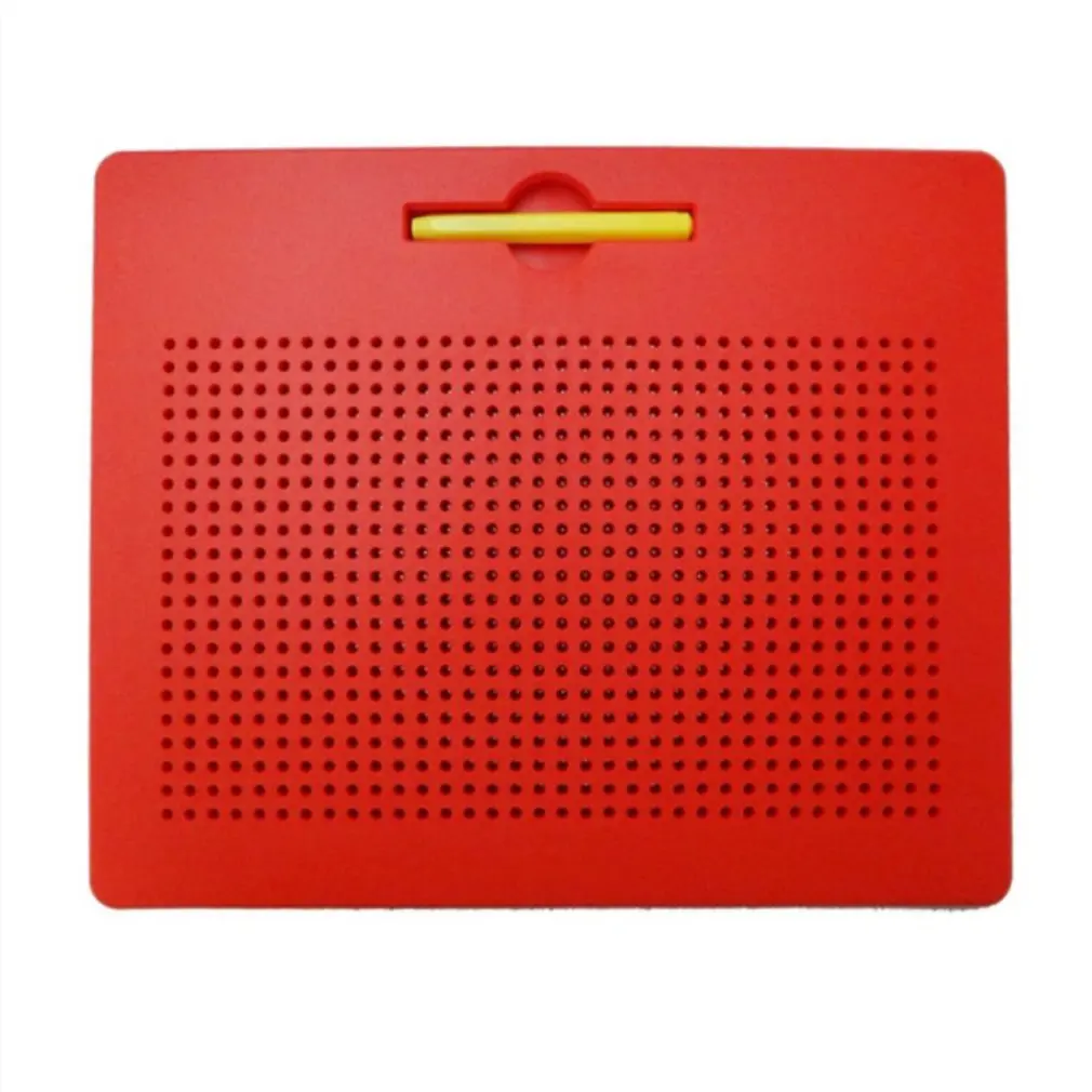 Компактный размер игрушки для рисования для детей магнитный планшет магнитная подушка доска для рисования магнитные Стальные Бусины Мяч детская обучающая игрушка