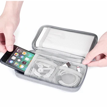 

Multi-function Protective Wire Cable Organizer Box Carry Usb Cable Case Cover Pouch Earphone Bag for PC Laptop Hard Disk Case