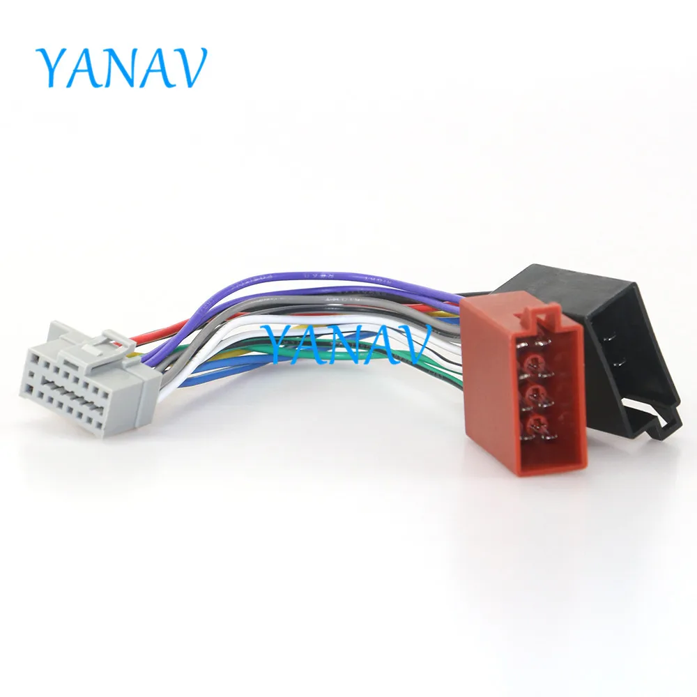 15-105 Car ISO Harness Head Cable for-PANASONIC CQ Stereo Radio Wire Adapter Plug Wiring Connector CableCar Sta | Автомобили и