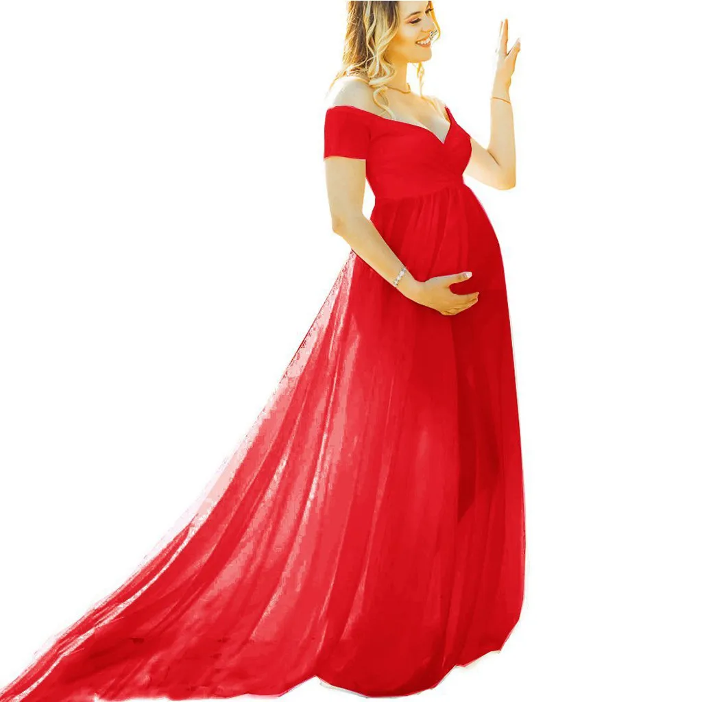 maternity dresses for photo shoot pregnancy dress vestidos pregnant maternity dress vestido embarazad Short sleeve Solid S-XL Z4
