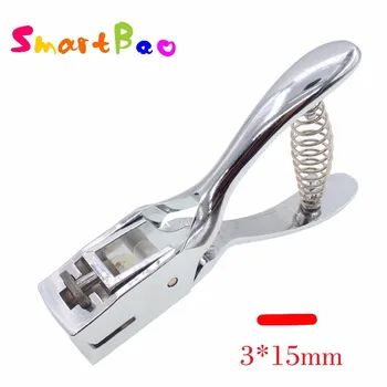 

3mm*15mm Oval Hole Punch On Paper or PVC Card Manual Phone Protection Film Hole Puncher