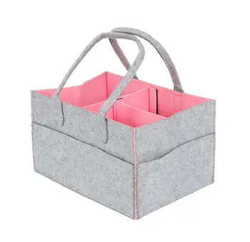

Felt Diaper Bag Storage Bag Mommy Handbag Diaper Bag Storage Basket