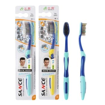 

New Remove Smoke Blots Coffee Stain Toothbrush Oral Care Toothbrush Color Random X7JA