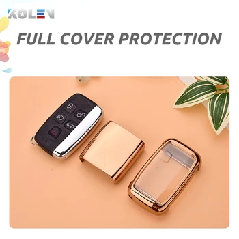 TPU PC Auto Chiave A Distanza Della Copertura di Caso Per Land Rover A9 Range Rover Sport Freelander 2 Evoque Per Jaguar XE XJ XF F-Type X-Tipo di C-X16 - TPU PC Auto Chiave A Distanza Della Copertura di Caso Per Land Rover A9 Range