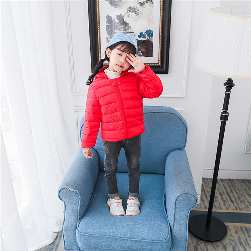 Chlidren Kids Boys Girl Winter Coats Jacket Zip Thick Ears Snow Hoodie Outwear (7)