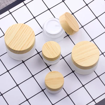 

Factory Price 5g 10g 15g 30g 50g 100g Cream Bottle Frosted Glass Foundation Lotion Face Cream Eye Cream Facial Mask Ointment