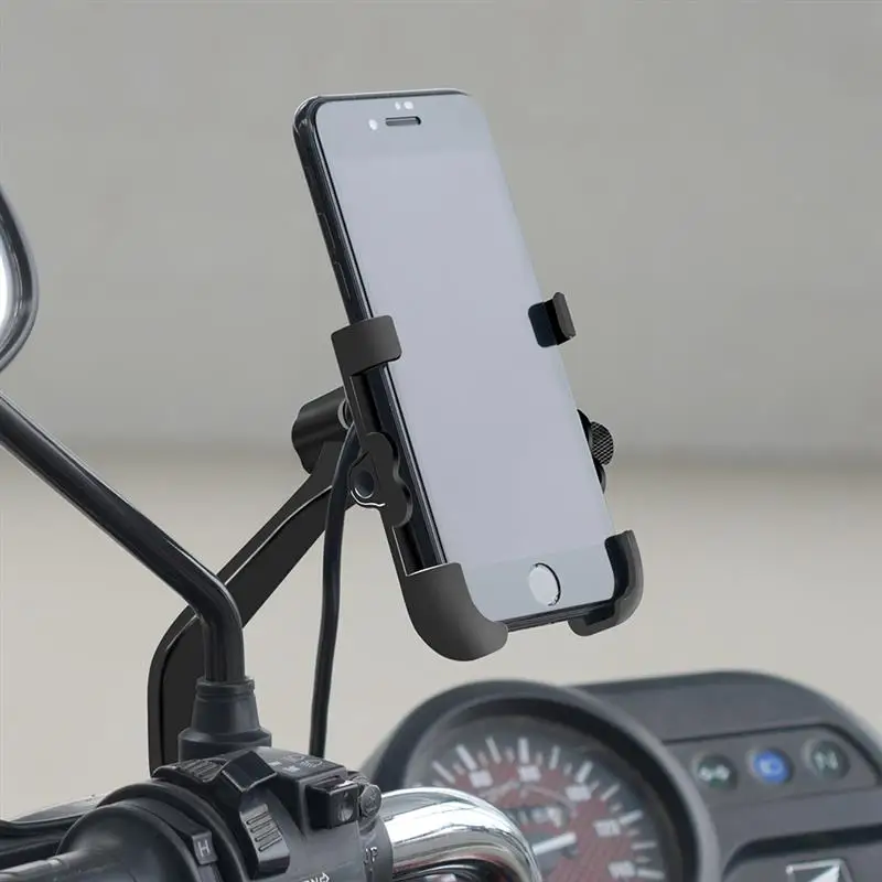 Универсальный держатель для телефона QC 3,0 для мотоцикла USB зарядное устройство водонепроницаемый держатель для мобильного телефона для мотоцикла адаптер питания зеркальное крепление