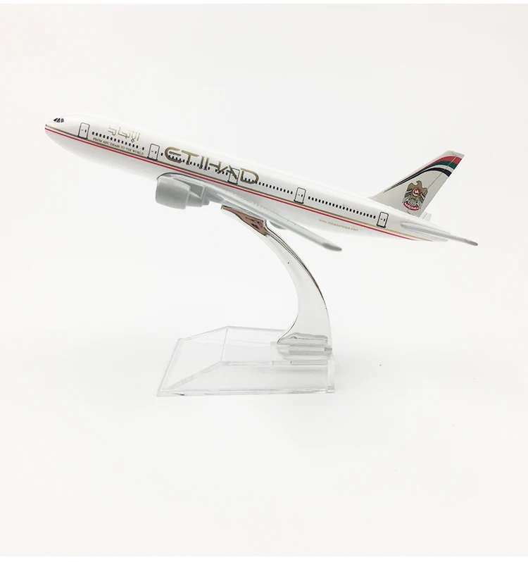 1/400 Масштаб Модель металлического самолета ETIHAD авиалиний Boeing 777 B777 16 см сплав самолет литой под давлением воздушная игрушка в виде самолета подарок для детей