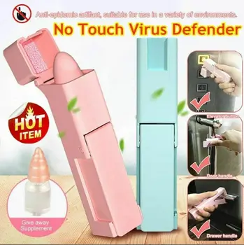 

Newest Protable Anti Virus Elevator Press Stick Reuseable Popular Alcohol Disinfection Door Open Sticker Party Favors