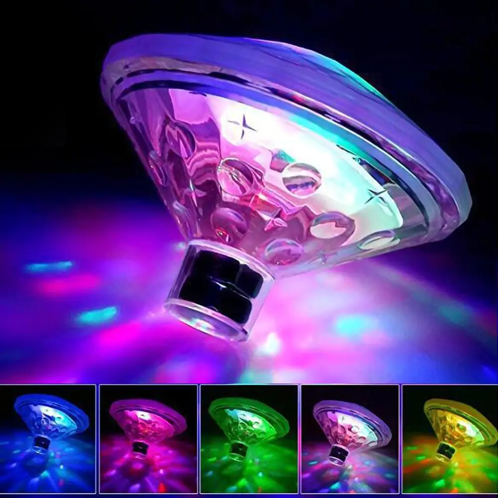 

Underwater Light RGB Submersible LED Disco Swimming Pool Accessories Outdoor Party Decorations Hot Tub Spa Lamp Baby Bath Light