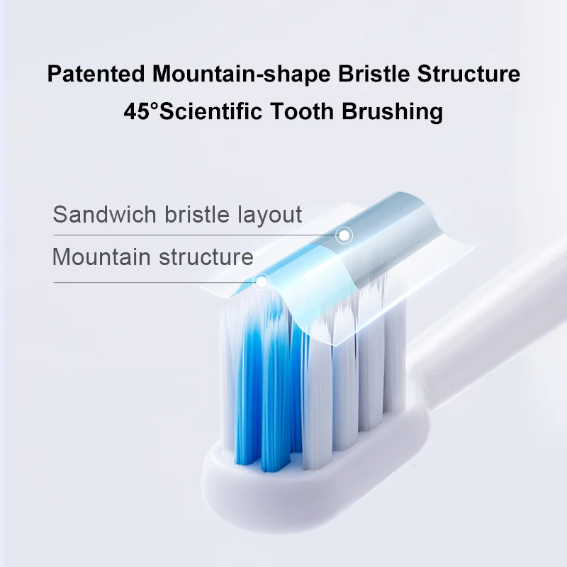 DR&middot;BEI Electric Toothbrush Heads for DR.BEI C01 Sonic Electric Toothbrush Replaceable Sensitive / Cleaning Tooth Brush Heads electric toothbrush