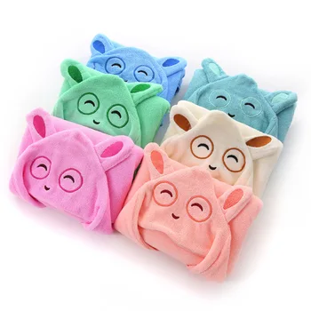

Baby Bath Towel Baby Blanket Swaddling Hooded Bear Shaped Kid Swimming Beach Towels Baby Muslin Swaddle Blanket 110*110cm