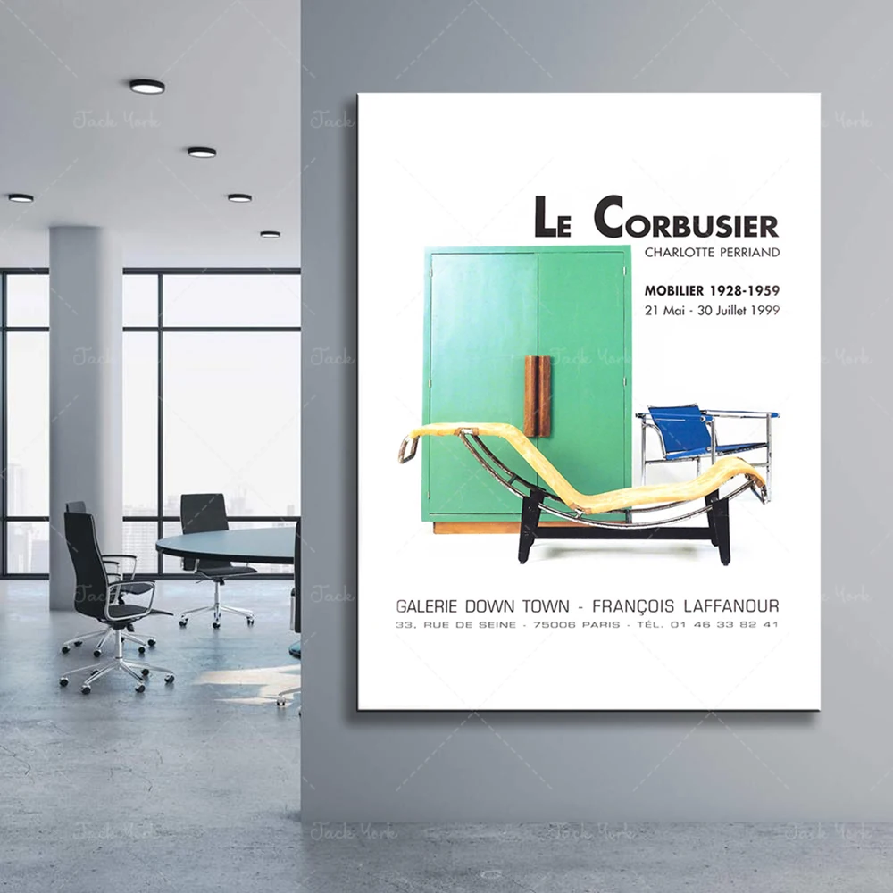 Le Corbusier + Charlotte Perriand | Mobili Mostra Poster