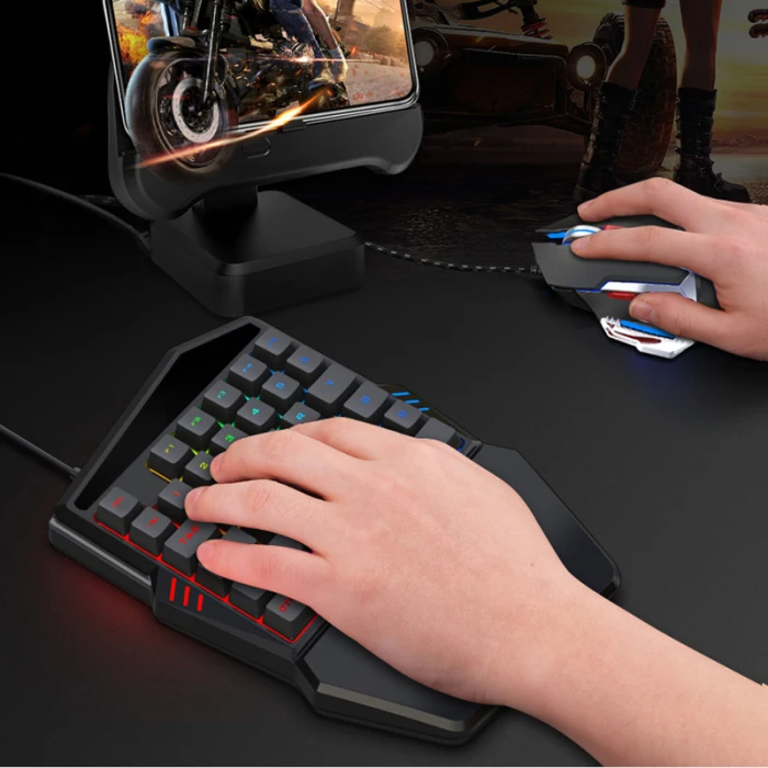 Combos de teclado e mouse