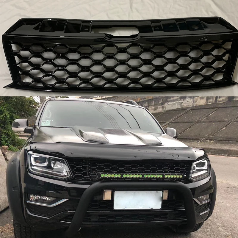 Сетчатая Маска для переднего бампера автомобиля решетка из АБС-пластика AMAROK V6