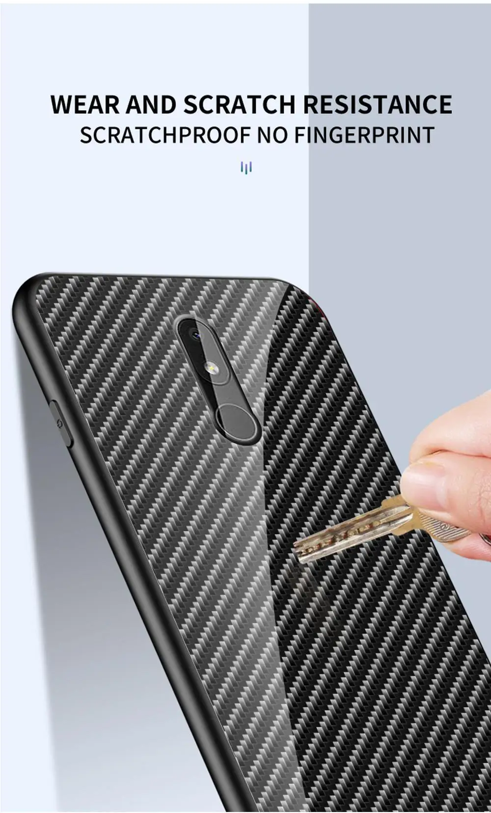 Чехол из углеродного волокна для Nokia 4,2, закаленное стекло, чехол для телефона s, для Nokia 4,2X6X7X71, 7,1, 3,1 Plus, силиконовый чехол-бампер
