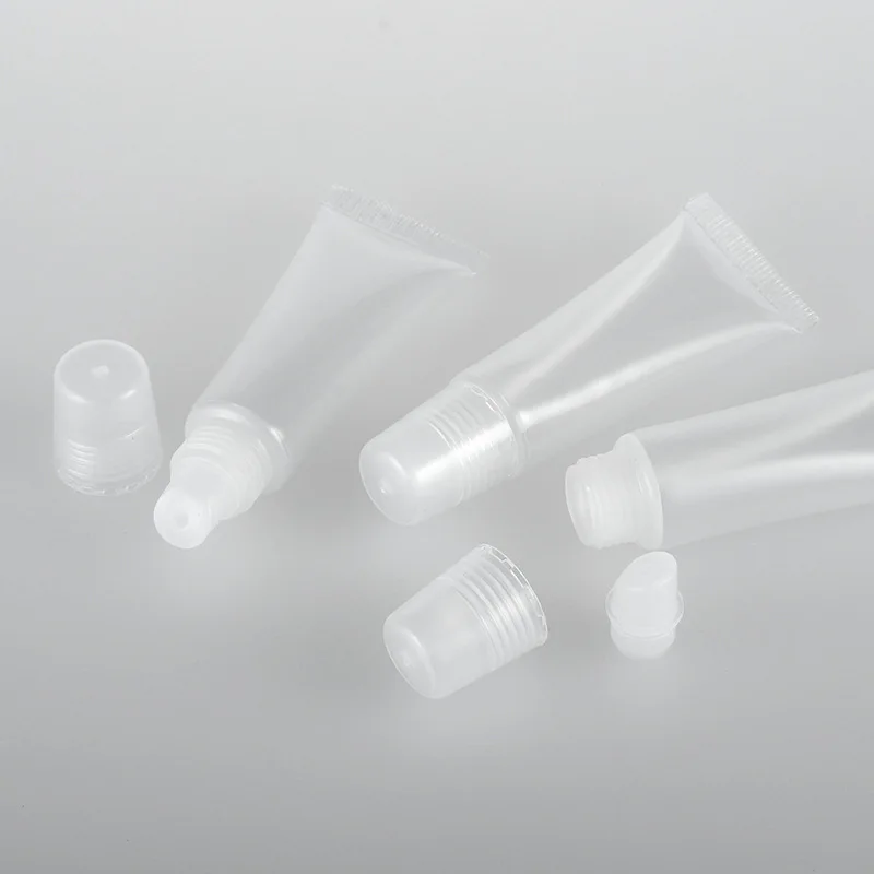 5pcs 8ml Lip Gloss Containers Plastic Cosmetic Containers Empty Lip Gloss Containers Lip Balm Lipstick Container Tube