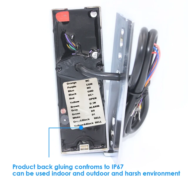 RFID Door Access Control Reader 2000 Users WG Input Output Security RF Keypad IP67 Waterproof for Outdoor Use 4