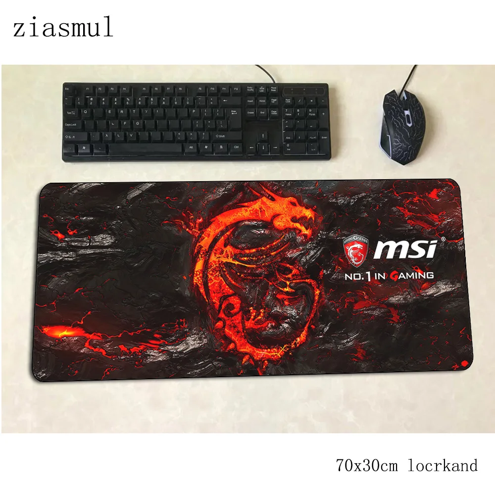 Игровой коврик для мыши msi locrkand 70x30 см игровой Настольный ноутбука популярные