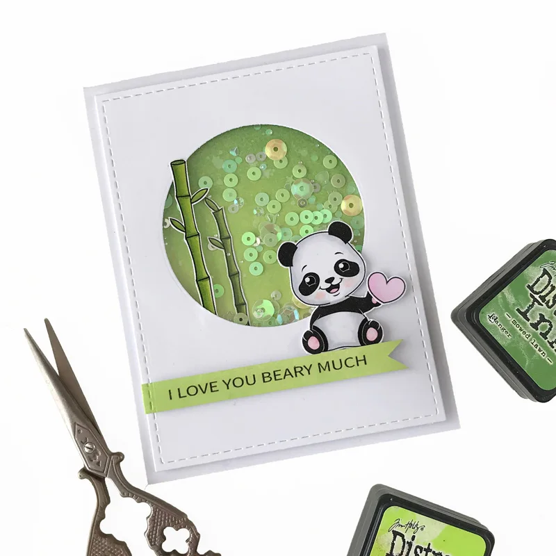 

JC Clear Rubber Stamp Panda Bamboo Silicone Seals for Scrapbooking Sheet Paper Model Card Make Craft New Stamp 2020 Decoration