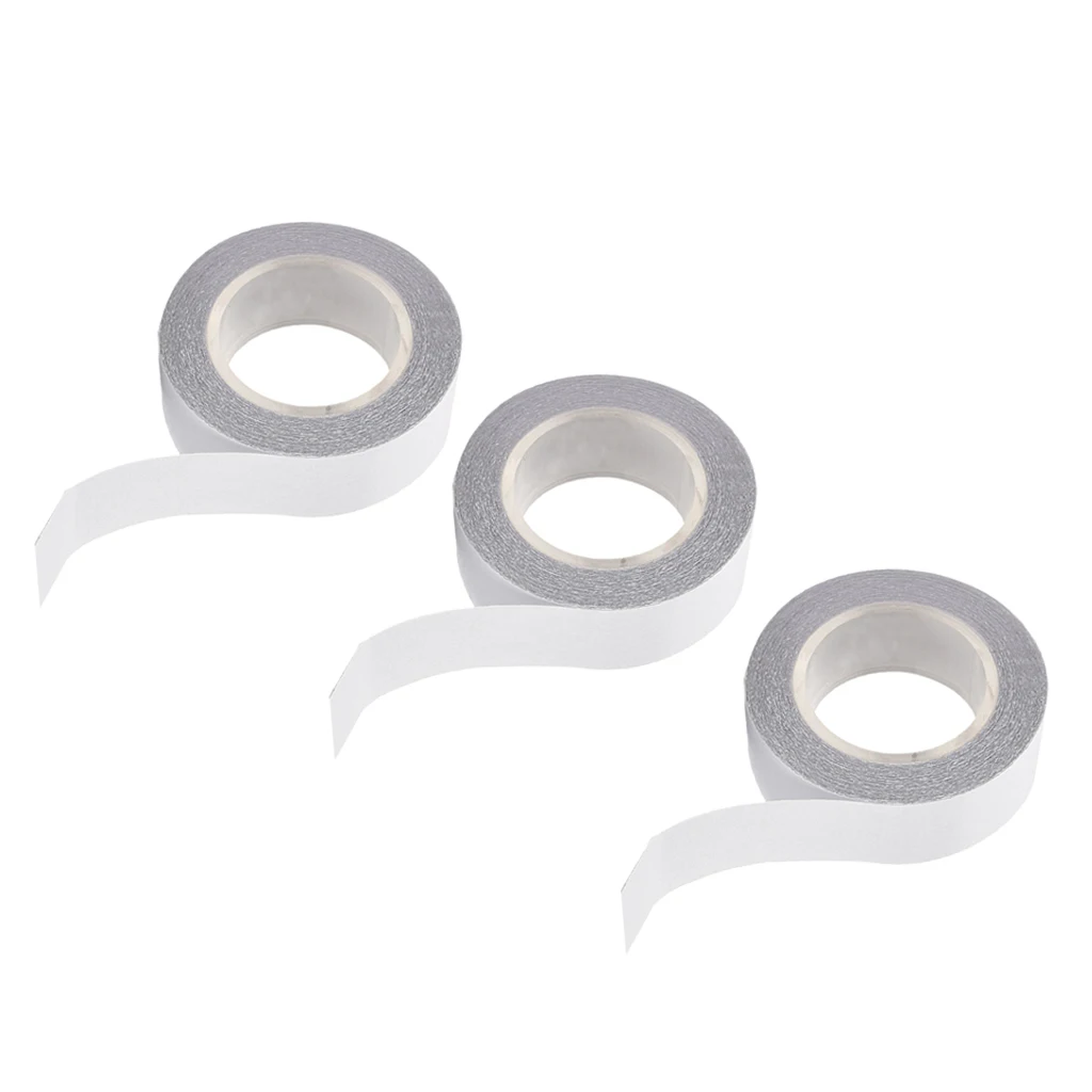 3x Womens Body Tape Clear Fabric Double Sided Clothing Tape for Apparel Clothes Dress Bra Sewing Accessories Hair Extension Tape