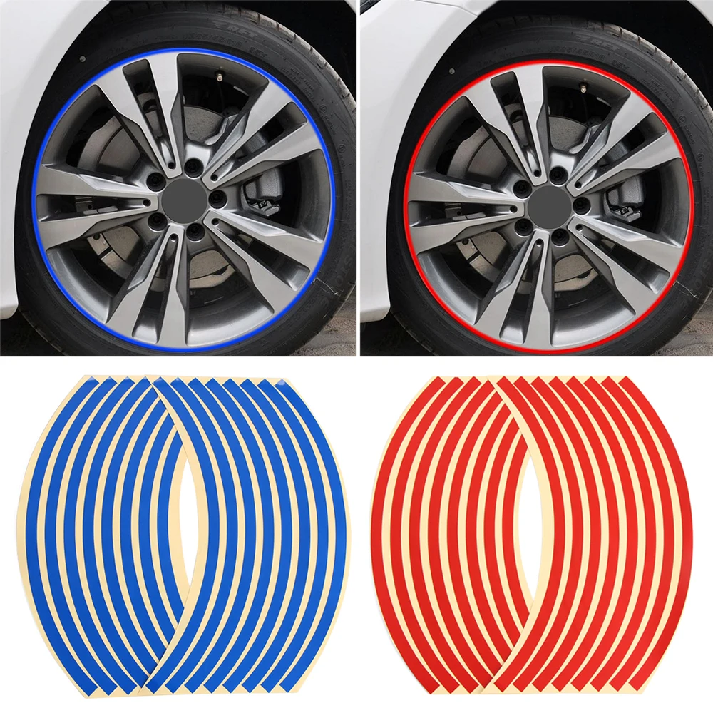 Светоотражающая лента для обода автомобиля наклейки мотоцикла и велосипеда Peugeot