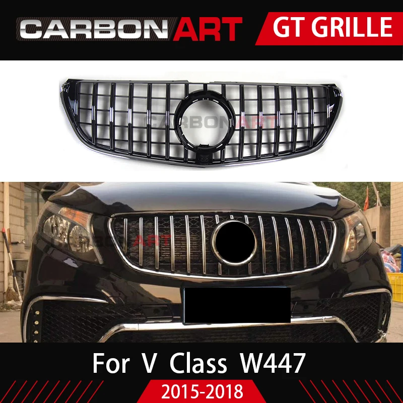 Вертикальная решетчатая решетка V Class GT для Mercedez W447 MPV автомобильная Передняя