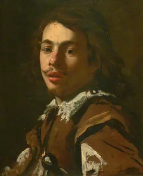 

Top artists original hand-painted high-quality oil painting on canvas: A portrait of a young artist