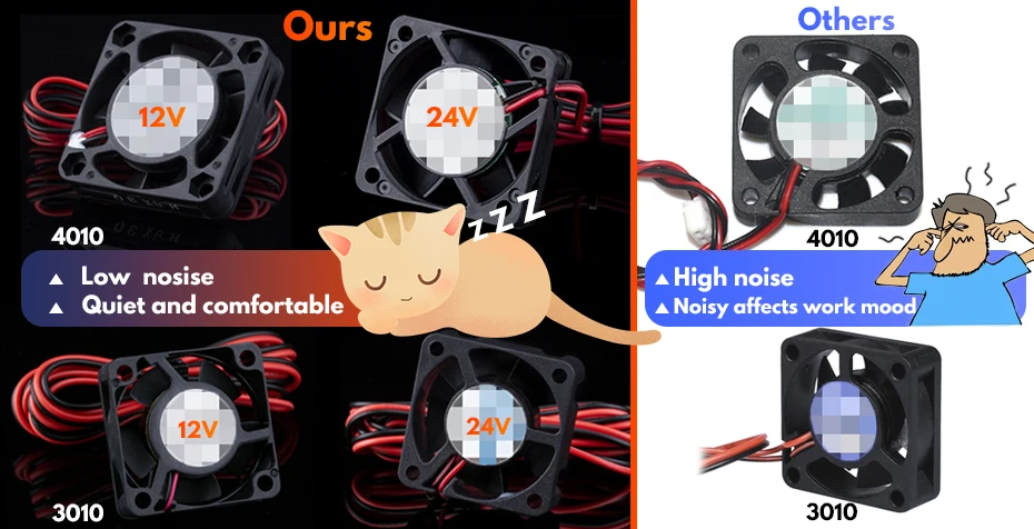 bowen impressão j-cabeça hotend e ventilador de