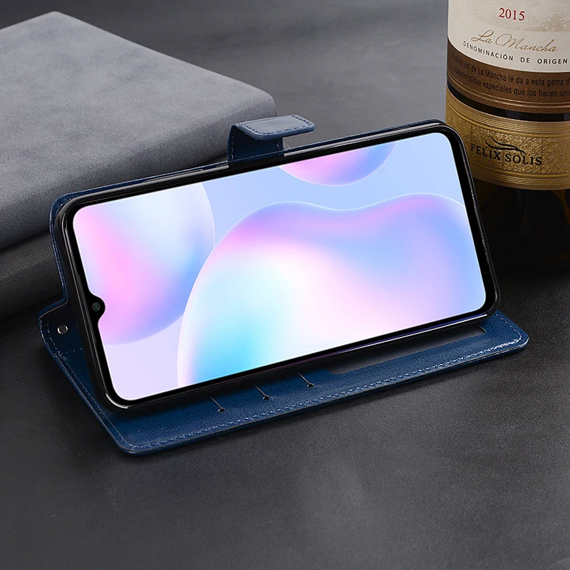 xiaomi leather case card Flip Wallet Case For Xiaomi Redmi 9A 8A 7A 6A 5A 4A 4X 5 Plus Note 9S 8 7 6 5 4 Pro Max Leather Case Phone Protective Cover xiaomi leather case