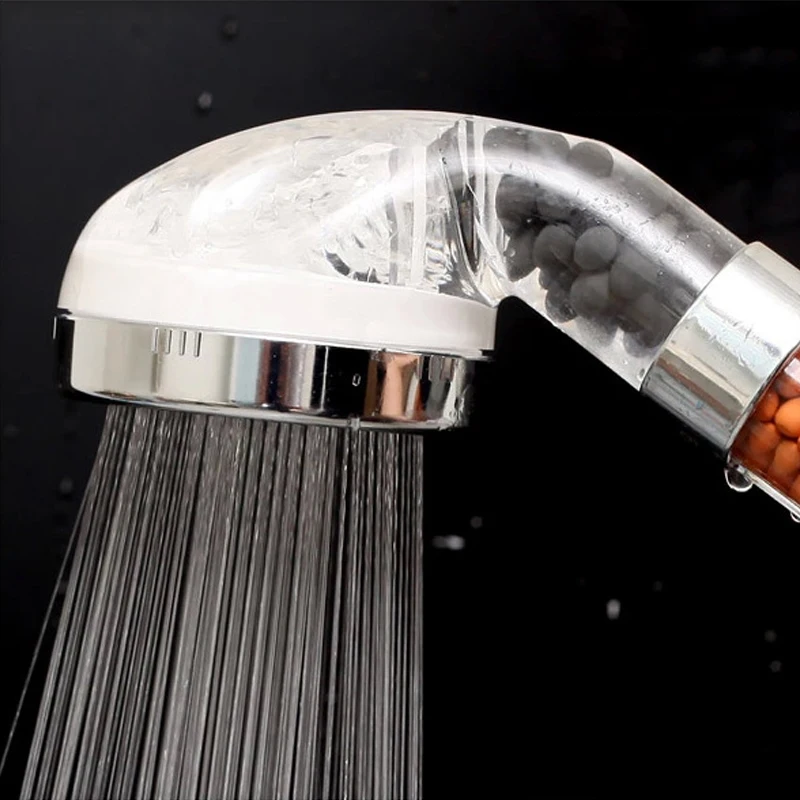 Shower Anion SPA Handheld Shower Head Water Saving Rainfall Filter Shower Head High Pressure water ABS Bathroom