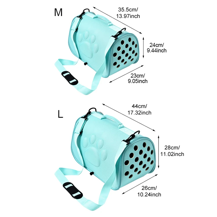 EVA собака кошка Складная Сумка-переноска для домашних животных складная корзина с воздушными отверстиями ящик для щенков сумка клетка Сумки Товары для домашних животных транспорт