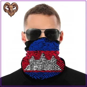 

2020 Cambodia Flag Fingerprint Men Women facemasks for virus protection cotton facemasks pm2.5 mask filter reusable washable