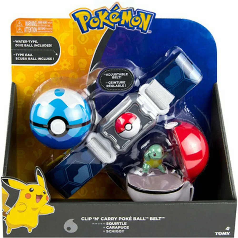 Pokeball Carry Poke Pop-up Elf Ball Belt Аниме Покемон Пикачу Кукла игрушки Детский подарок - Цвет: blue