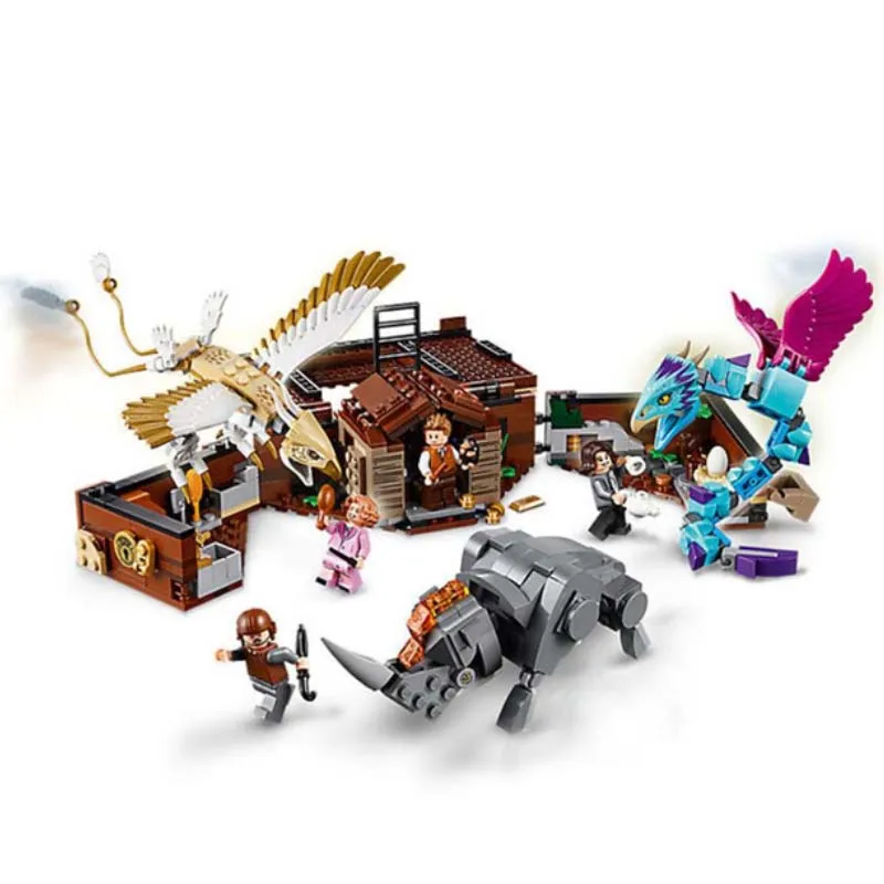 

75952 Building Blocks Fantastic Beasts Newt Case of Magical Creatures Educational Toys For Children
