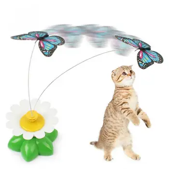 

Funny Pet Toys Butterfly And Bird Fun Play Toy For Pet Cat Teaser Wire Toy Pets Accessories Toy For Pet Kitten Supplies