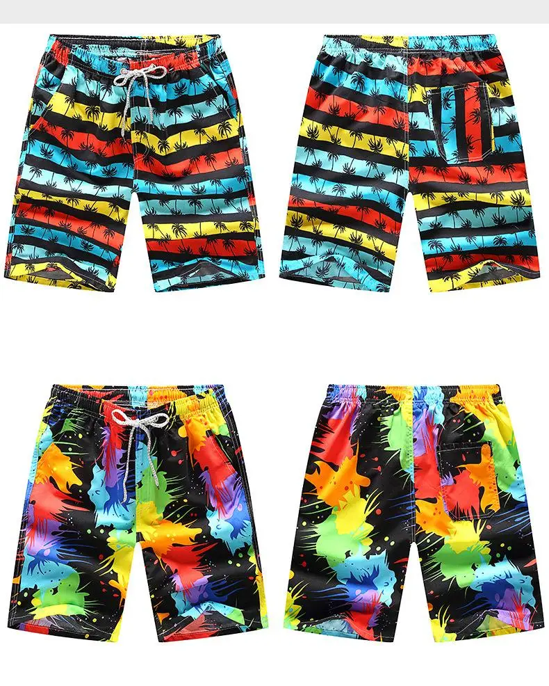 Summer New Casual Shorts Men Printed Beach Shorts Mens Quick Dry Board Shorts For Men Beachwear Short Pants Men Clothing maamgic sweat shorts