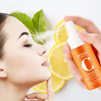 

100% Pure Vitamin C Spray Toner Brightening Moisturizing Shrink Pores Sale Face Hot Oil Skin Control Whitening Care Serum V4G7